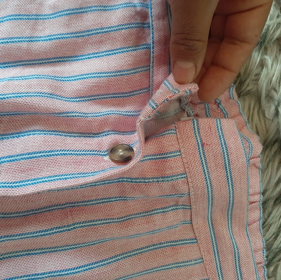 Pink with blue stripe skirt - Picture 3 of 3